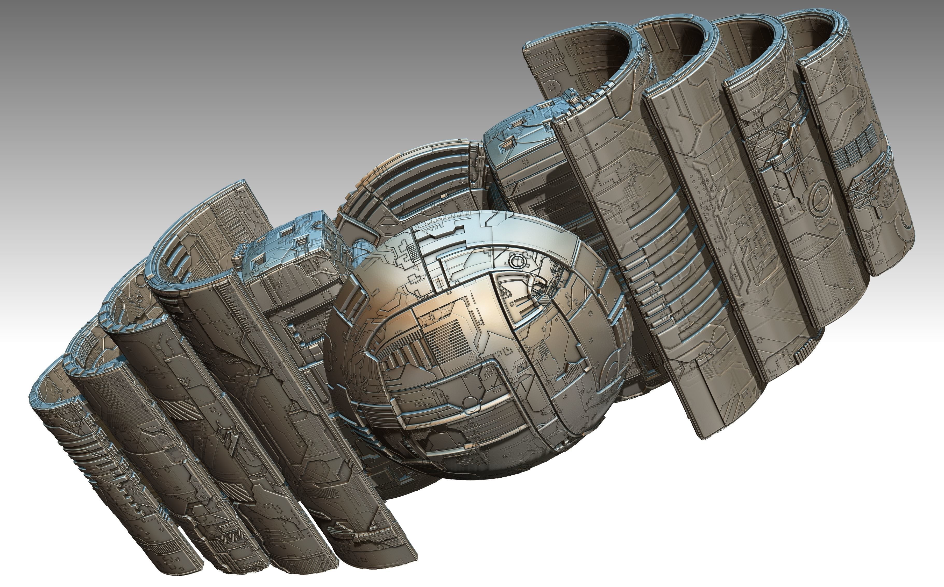 space equipment node 00157 3D model_22