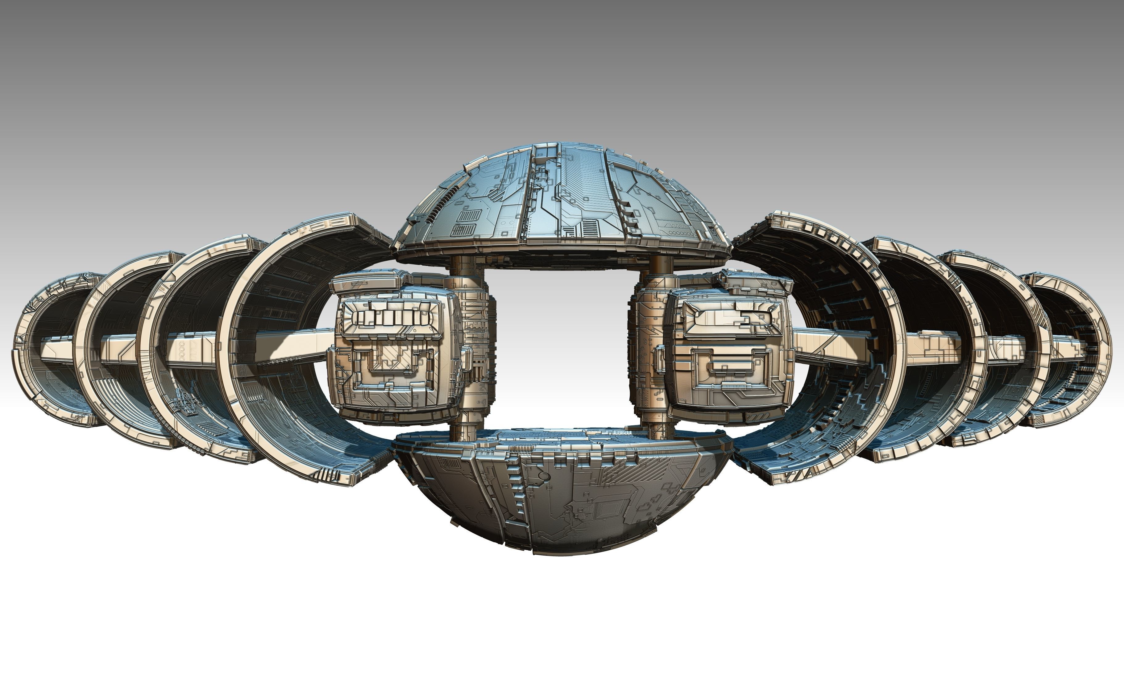 space equipment node 00157 3D model_4