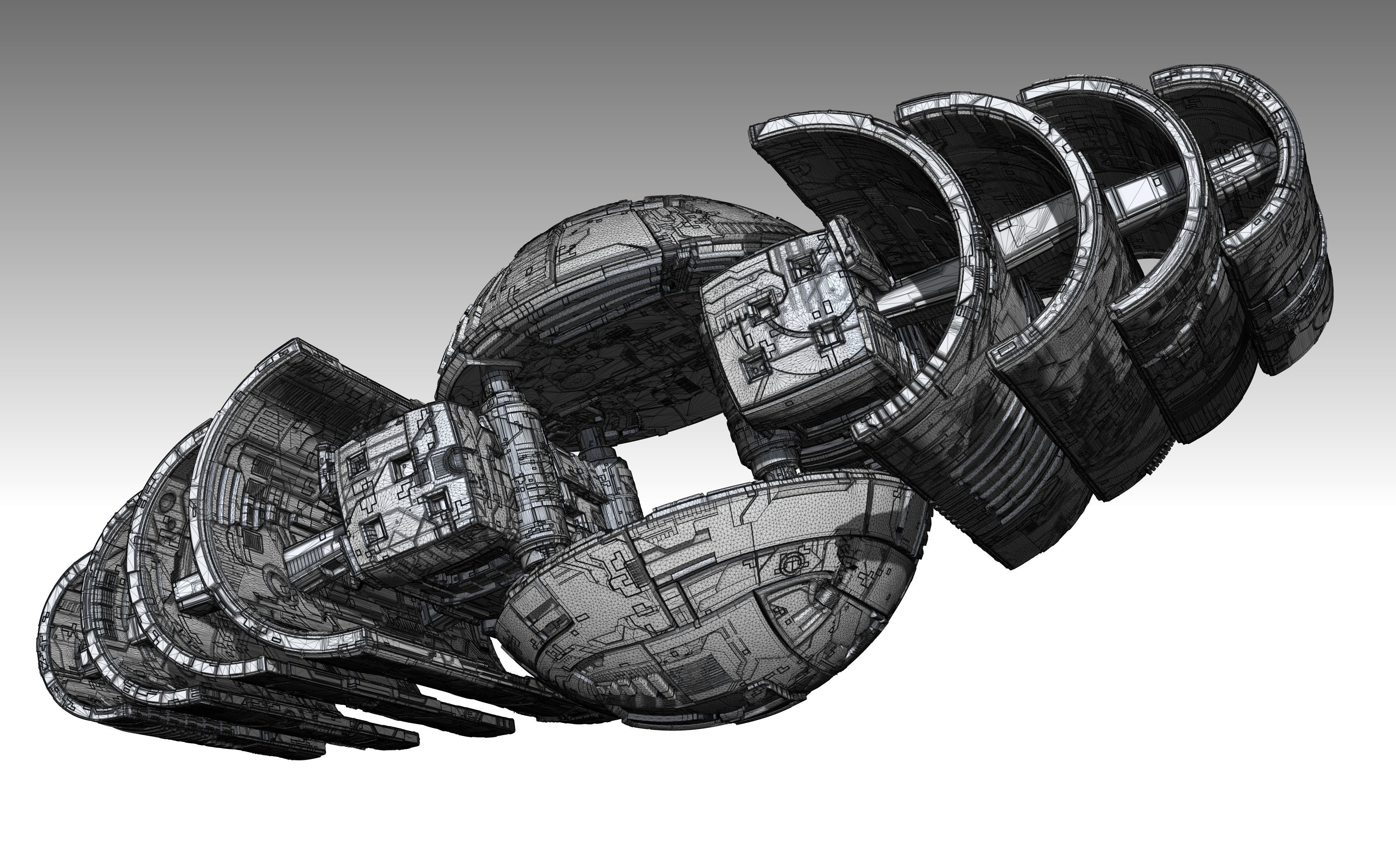 space equipment node 00157 3D model_3