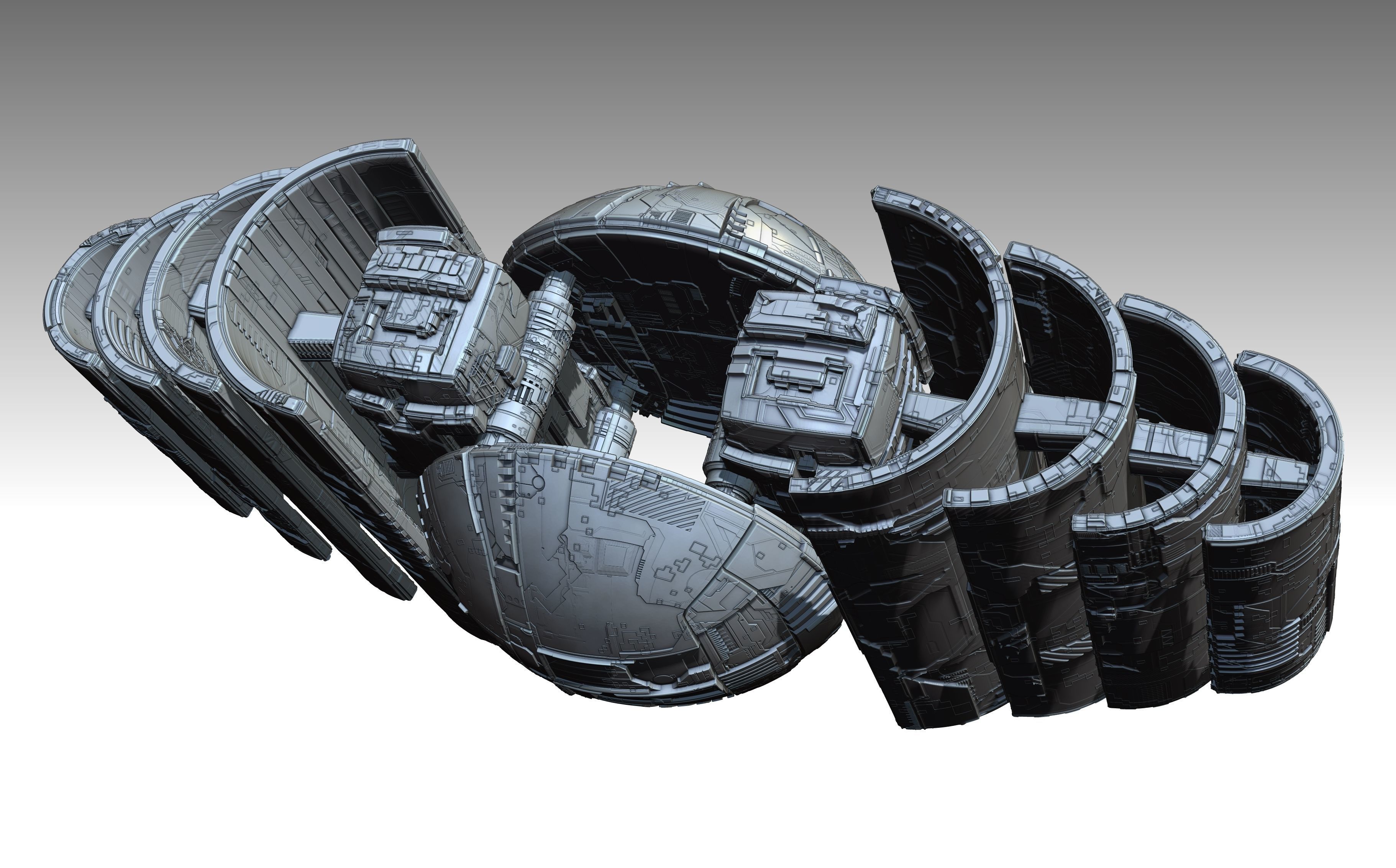 space equipment node 00157 3D model_14