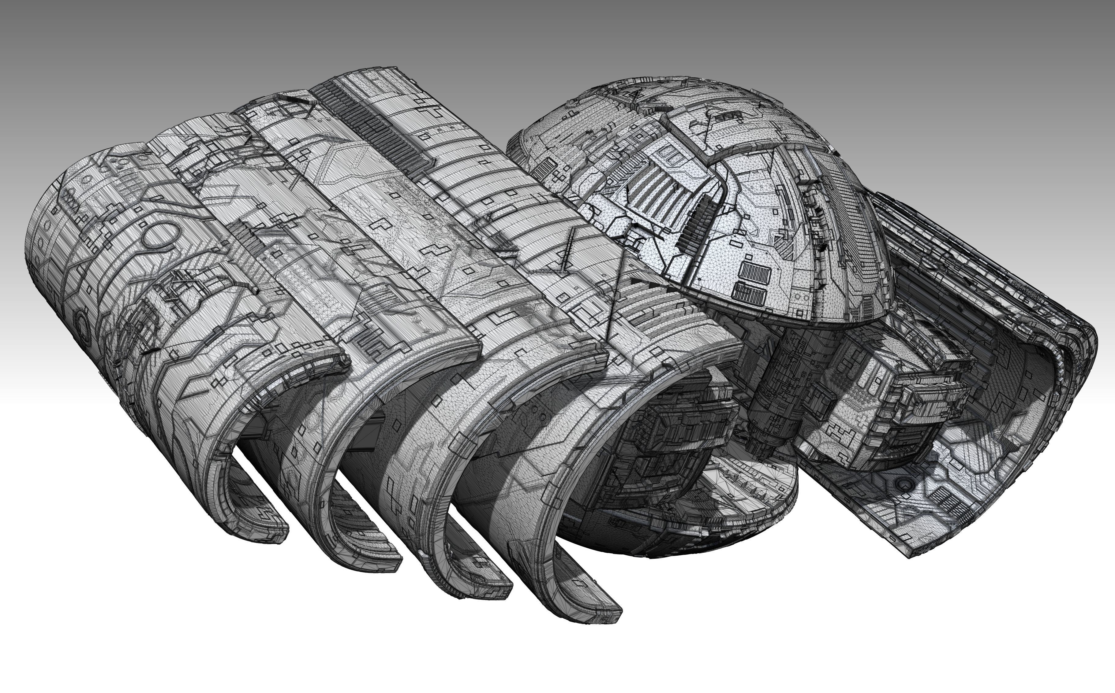 space equipment node 00157 3D model_12