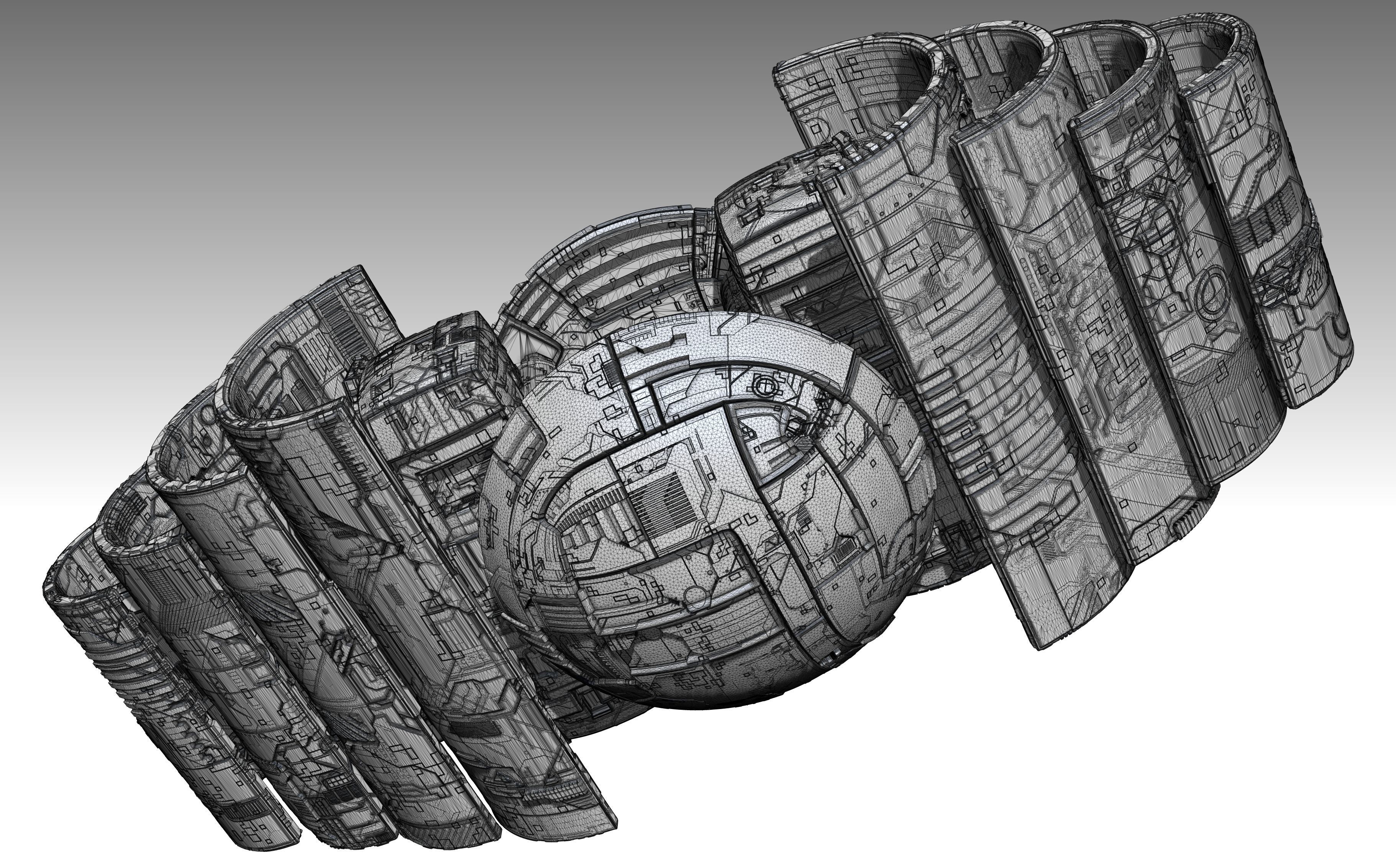 space equipment node 00157 3D model_24