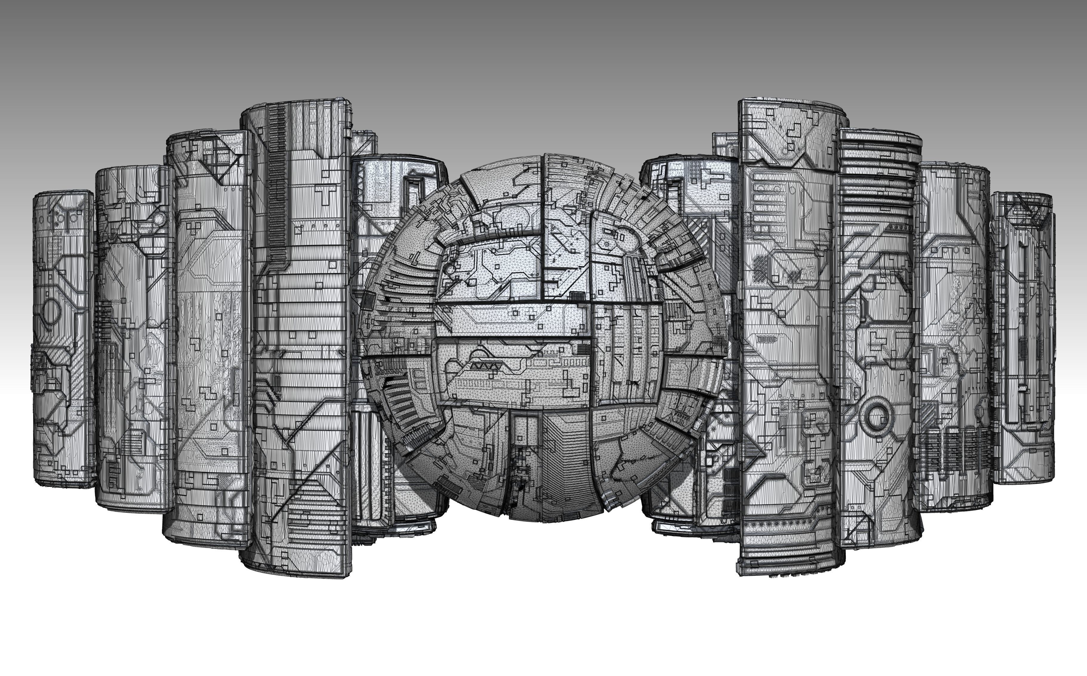 space equipment node 00157 3D model_9