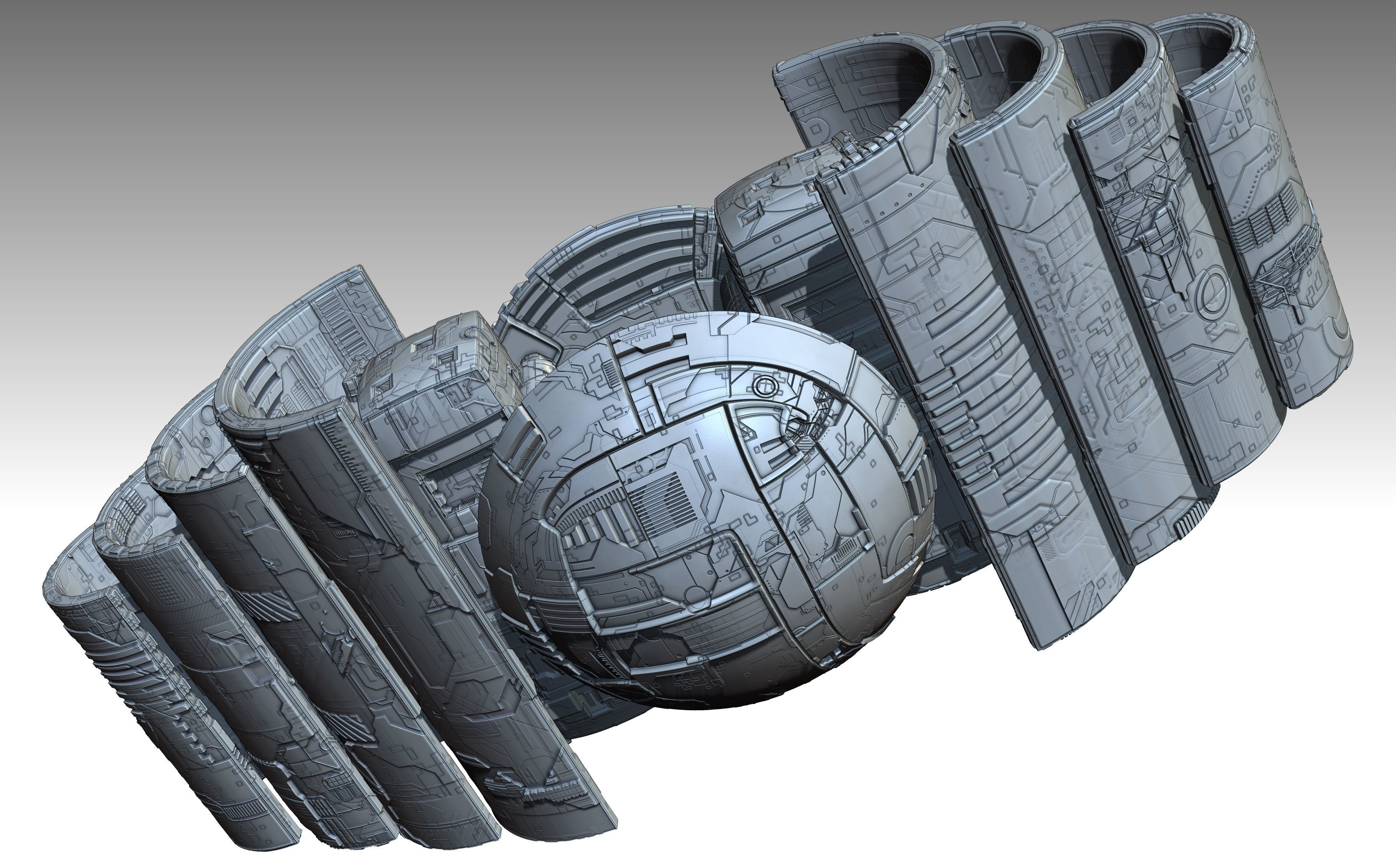 space equipment node 00157 3D model_23