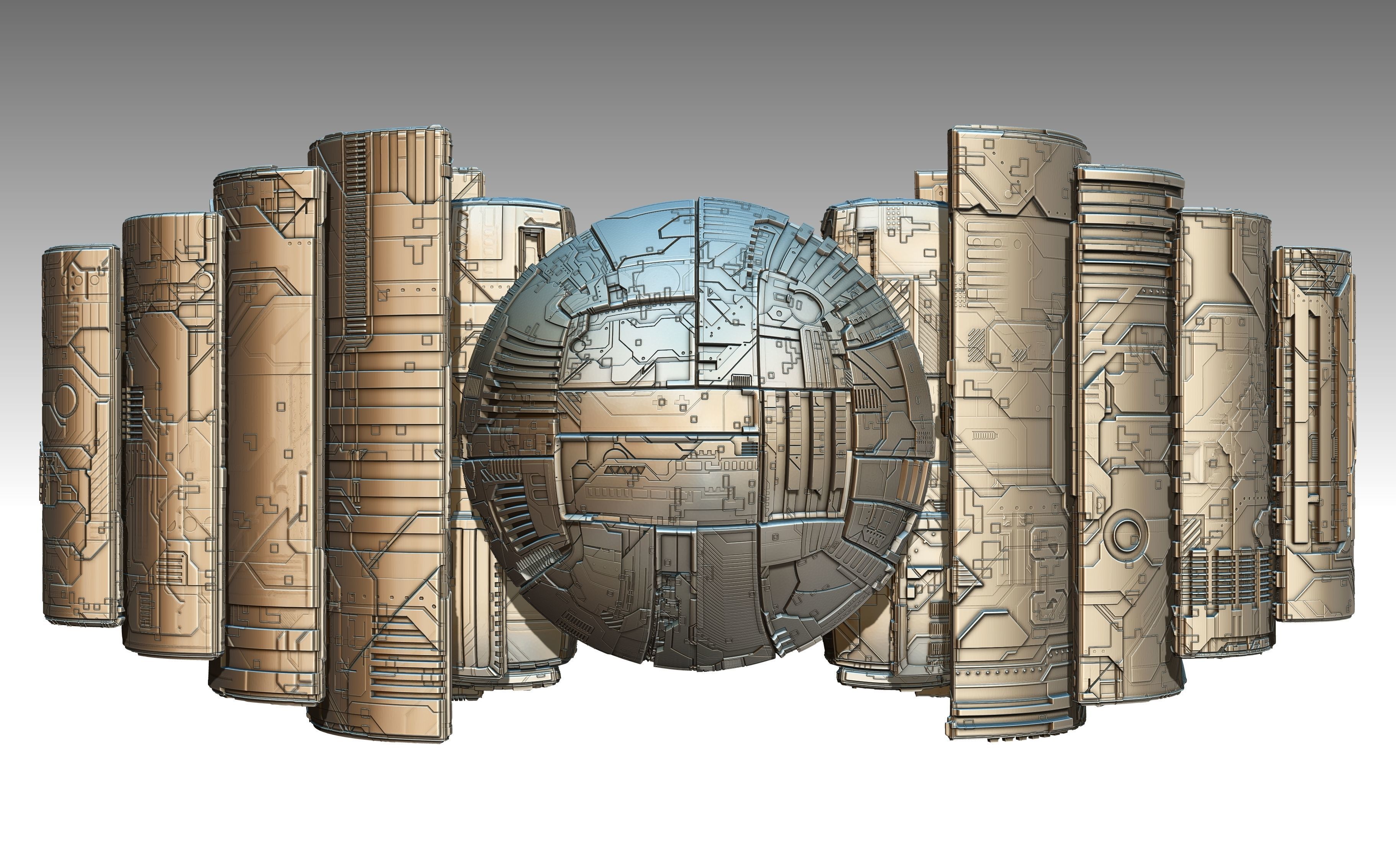 space equipment node 00157 3D model_7