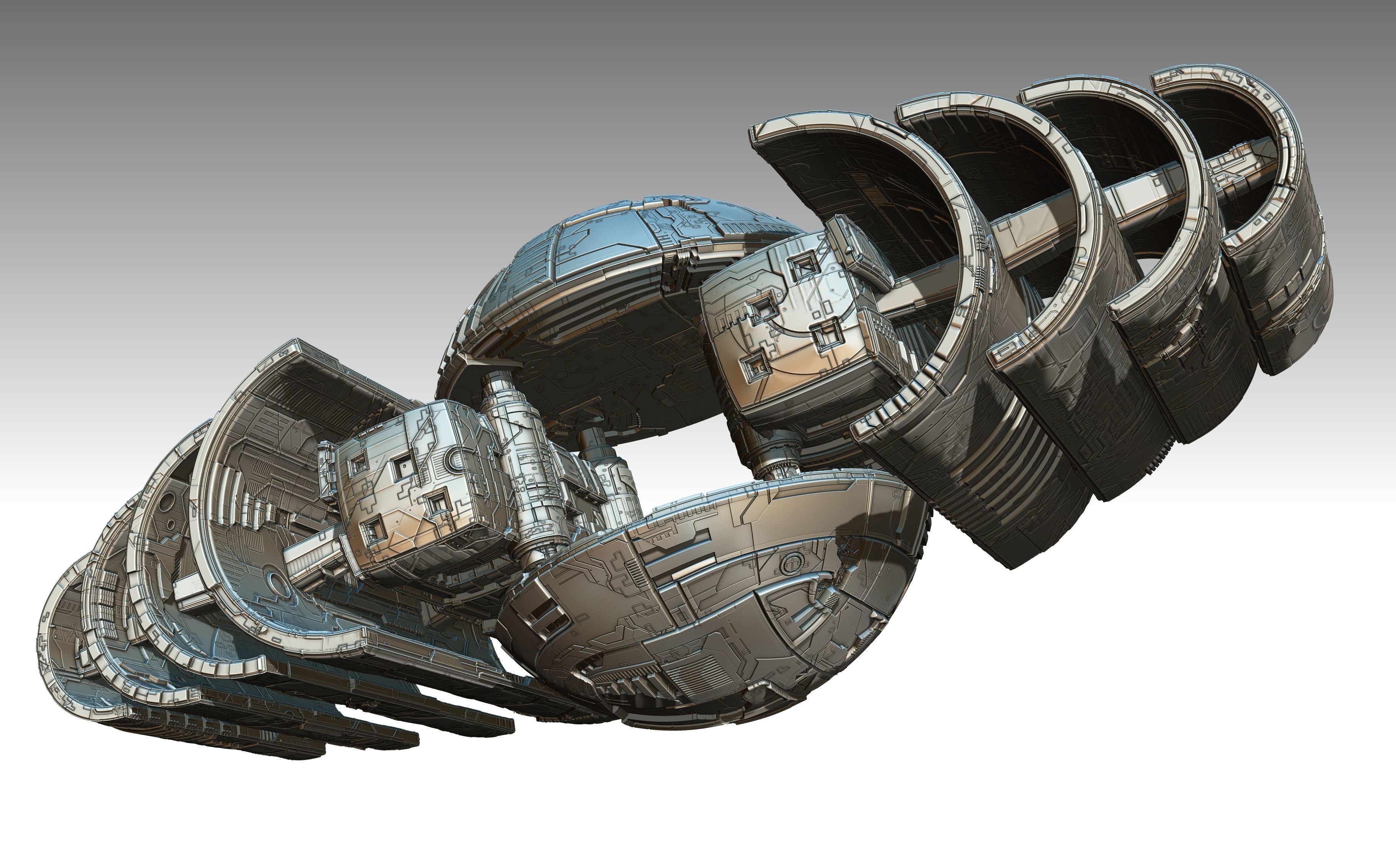 space equipment node 00157 3D model_1