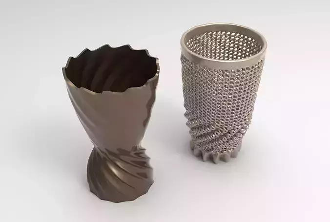 Vase Voronoi 67