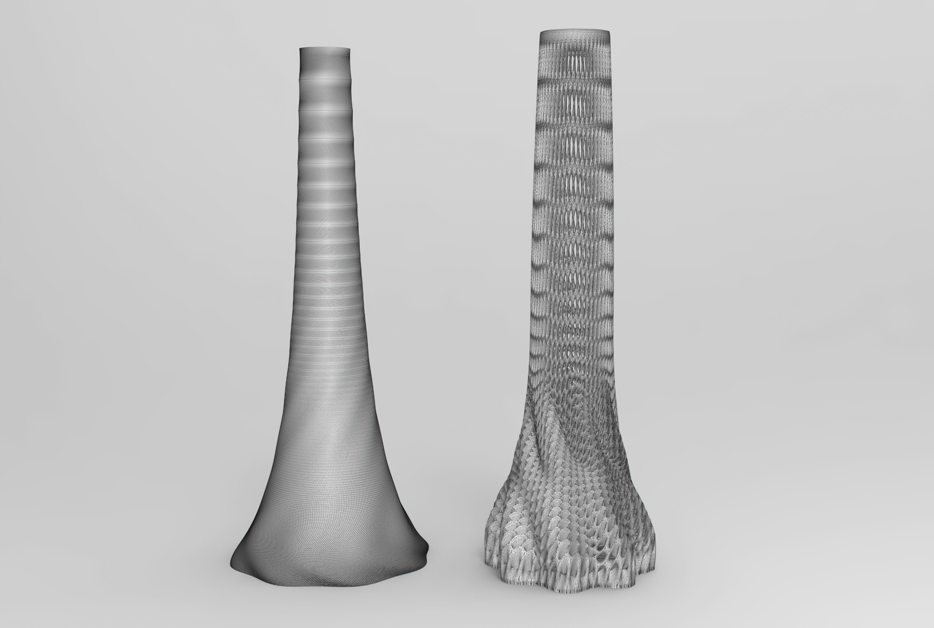 Vase Voronoi 69 3D print model_2