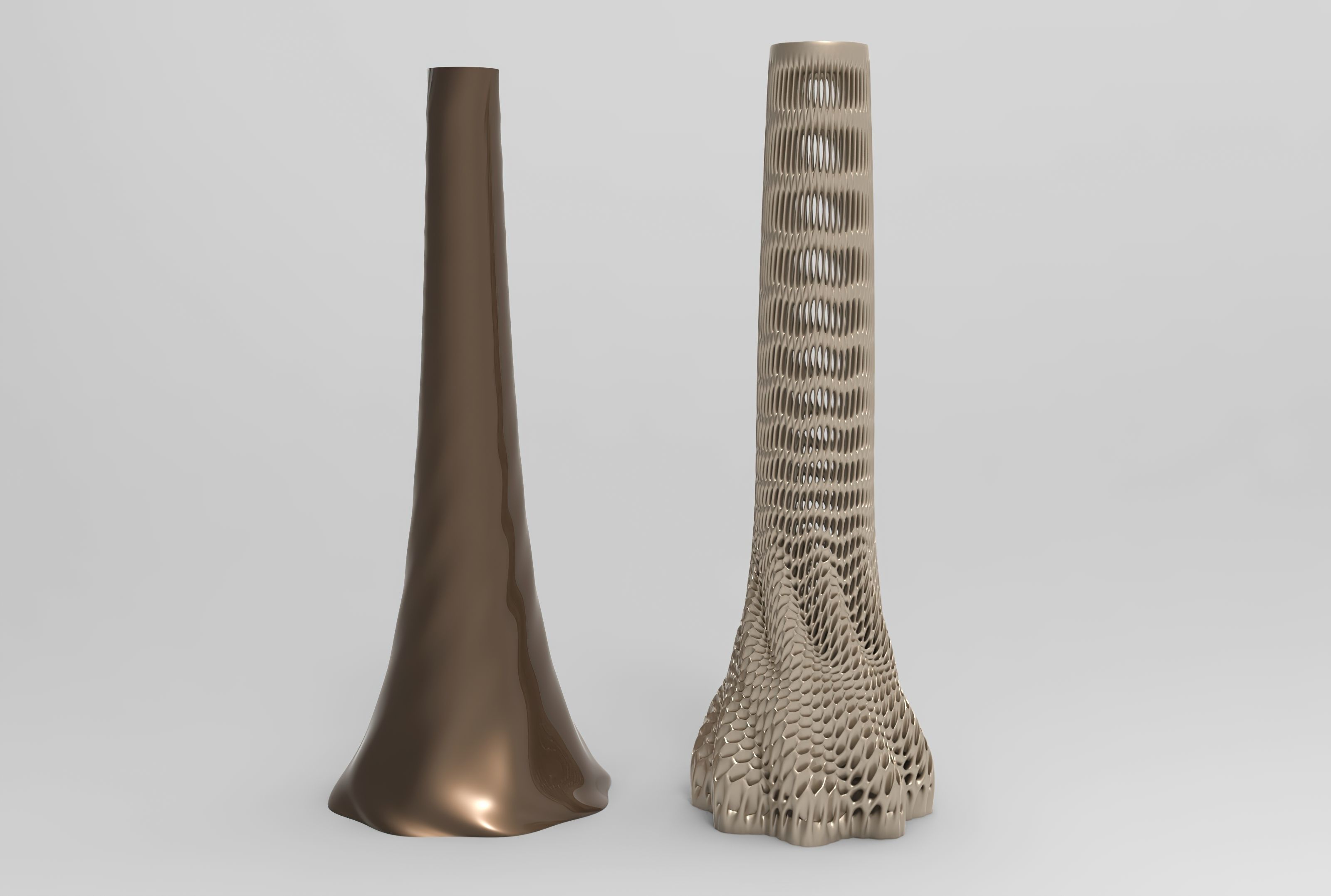 Vase Voronoi 69 3D print model_1