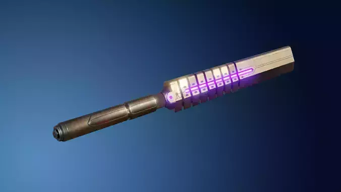 Energy Baton-Sword Low-Poly PBR Textures Low-poly 3D model Energy Baton-Sword Low-Poly PBR Textures Low-poly 3D model