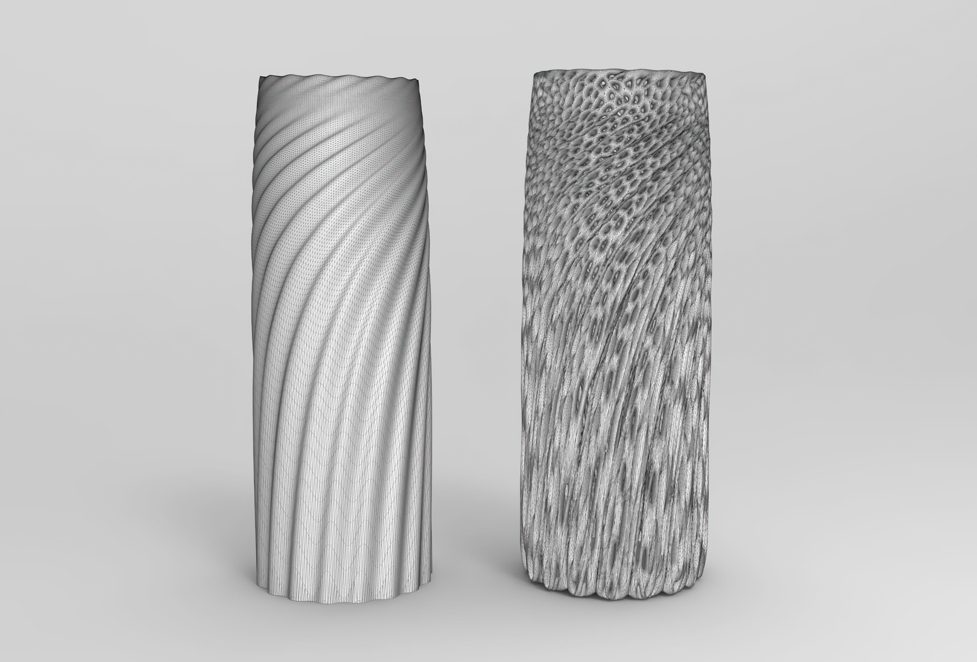 Vase Voronoi 84 3D print model_2