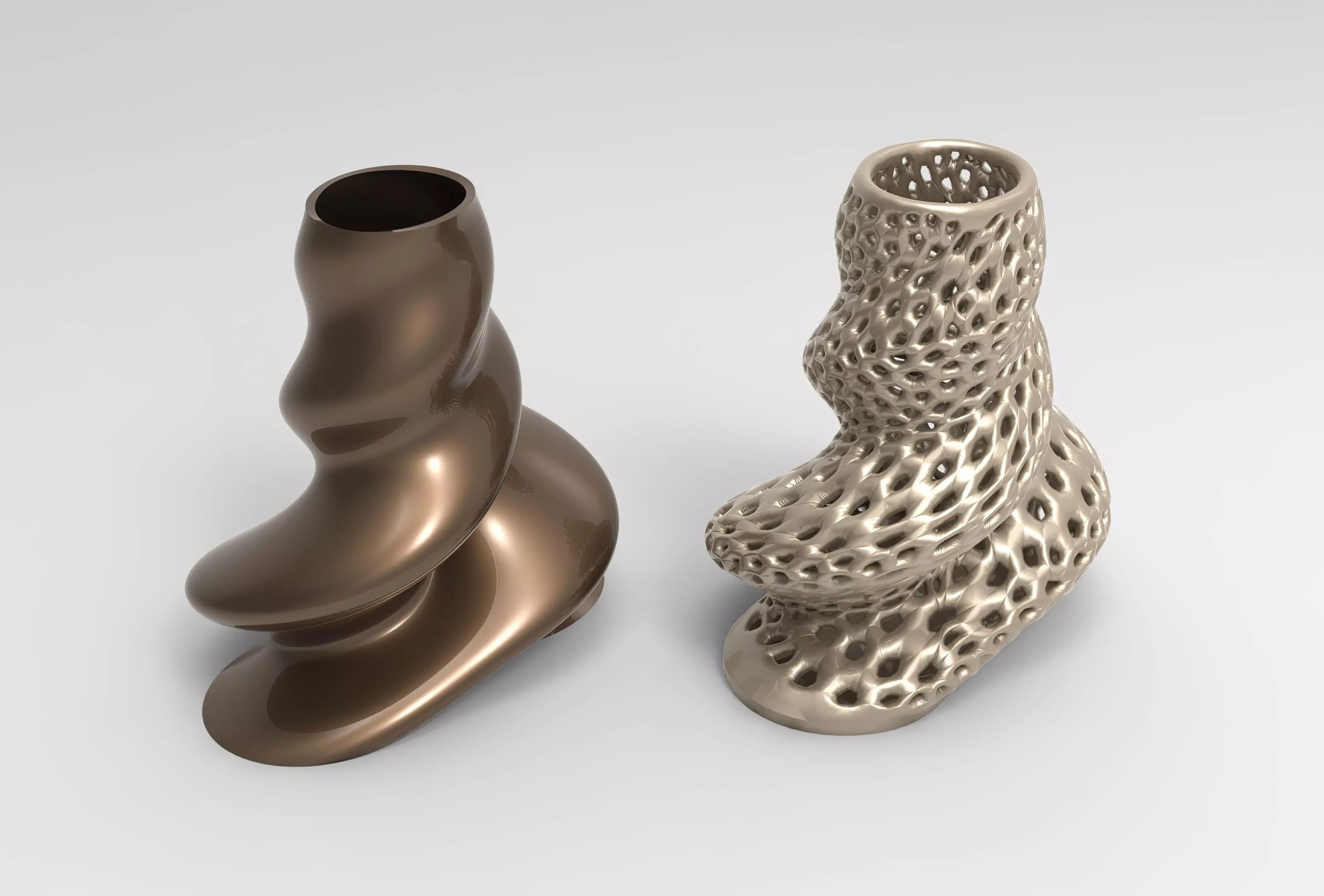 Vase Voronoi 85 3D print model_0