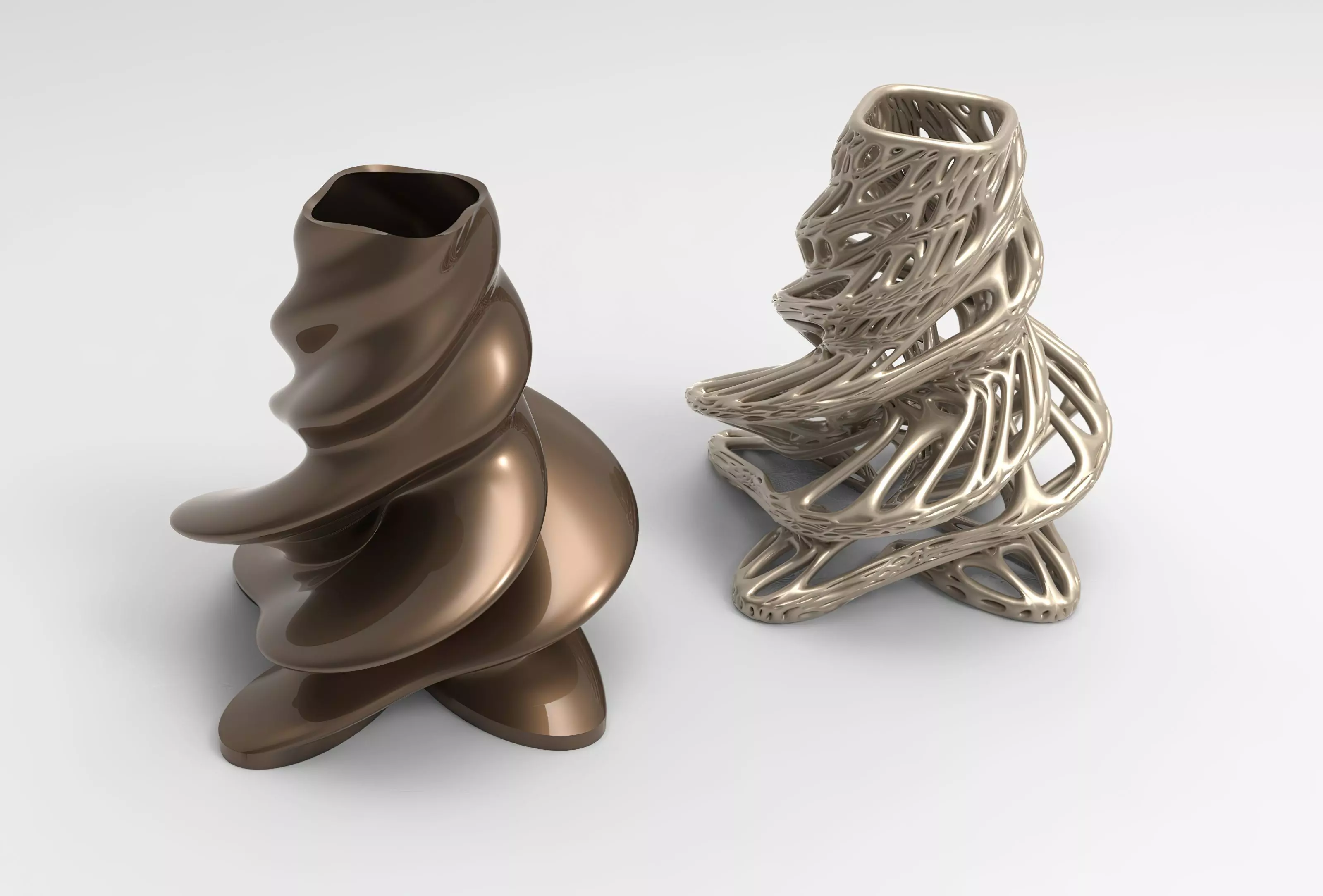 Vase Voronoi 86 3D print model_0