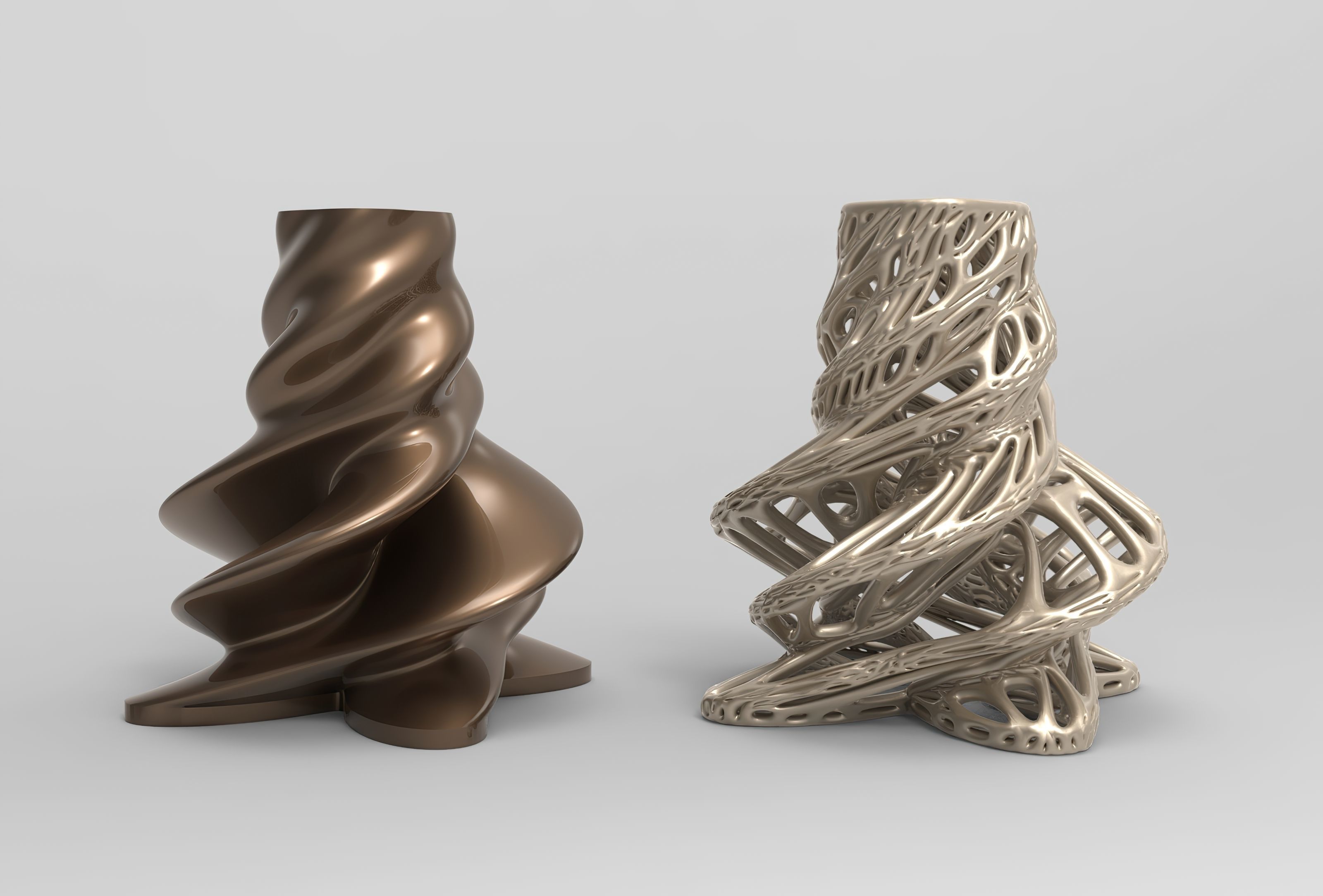 Vase Voronoi 86 3D print model_1