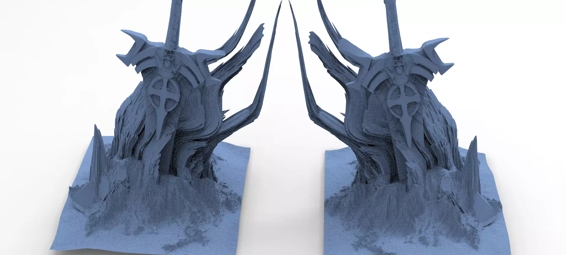 Mars Sci-Fi Monolith Massive structure 15  3D model_0