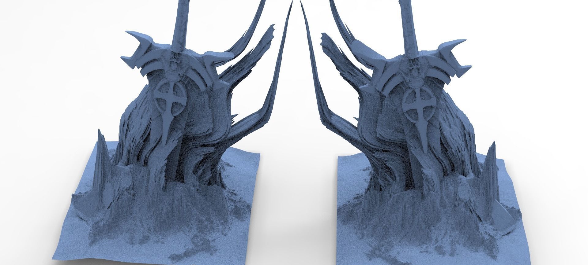 Mars Sci-Fi Monolith Massive structure 15  3D model_1