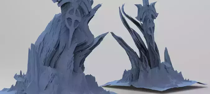 Mars Sci-Fi Monolith Massive structure 17 