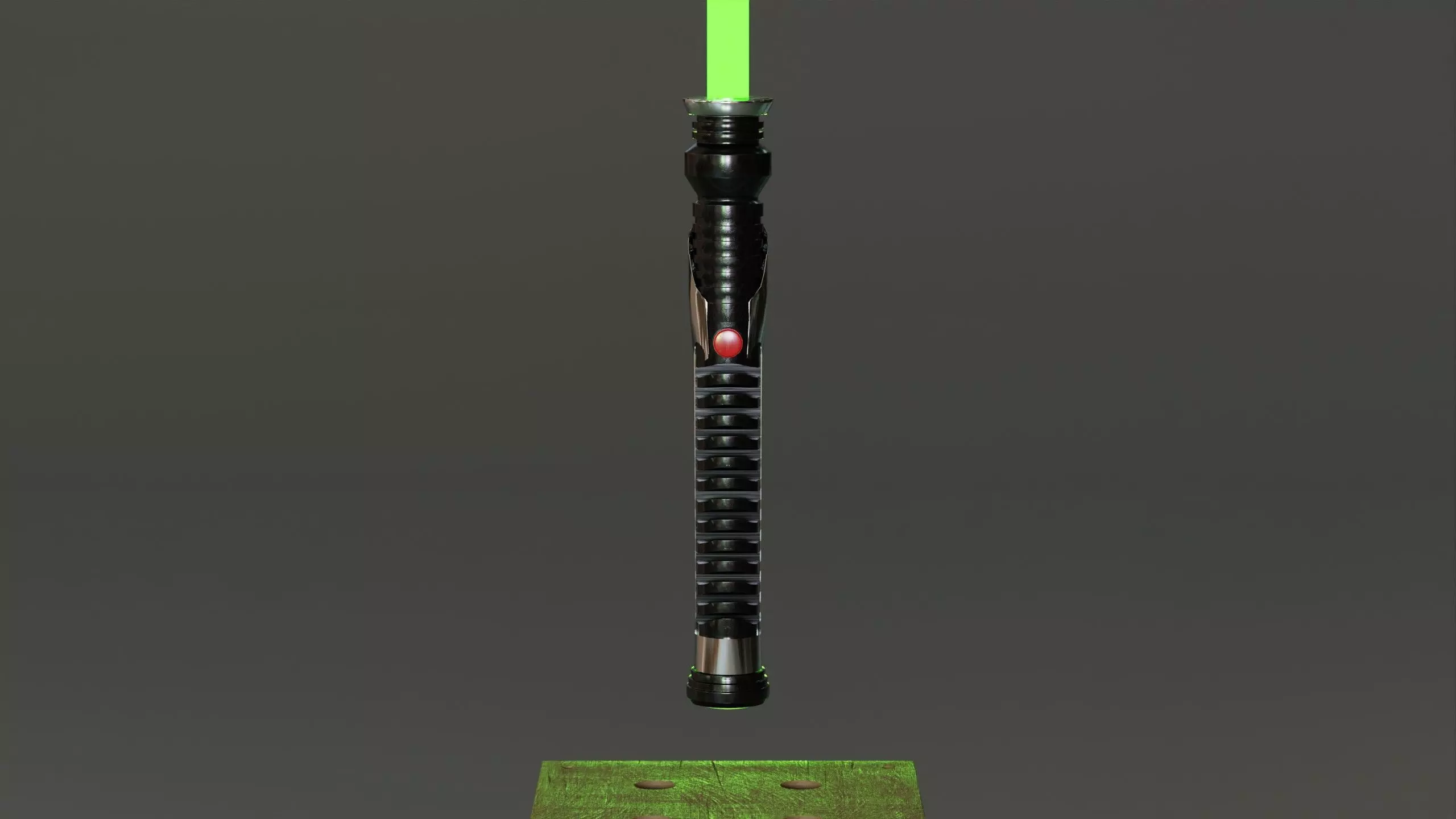 Qui Gon Jinns Lightsaber 3D model_0
