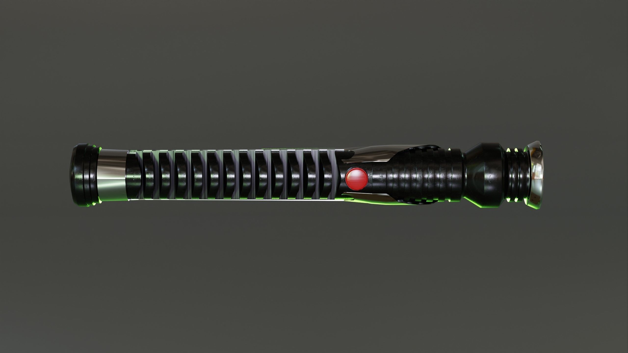 Qui Gon Jinns Lightsaber 3D model_6