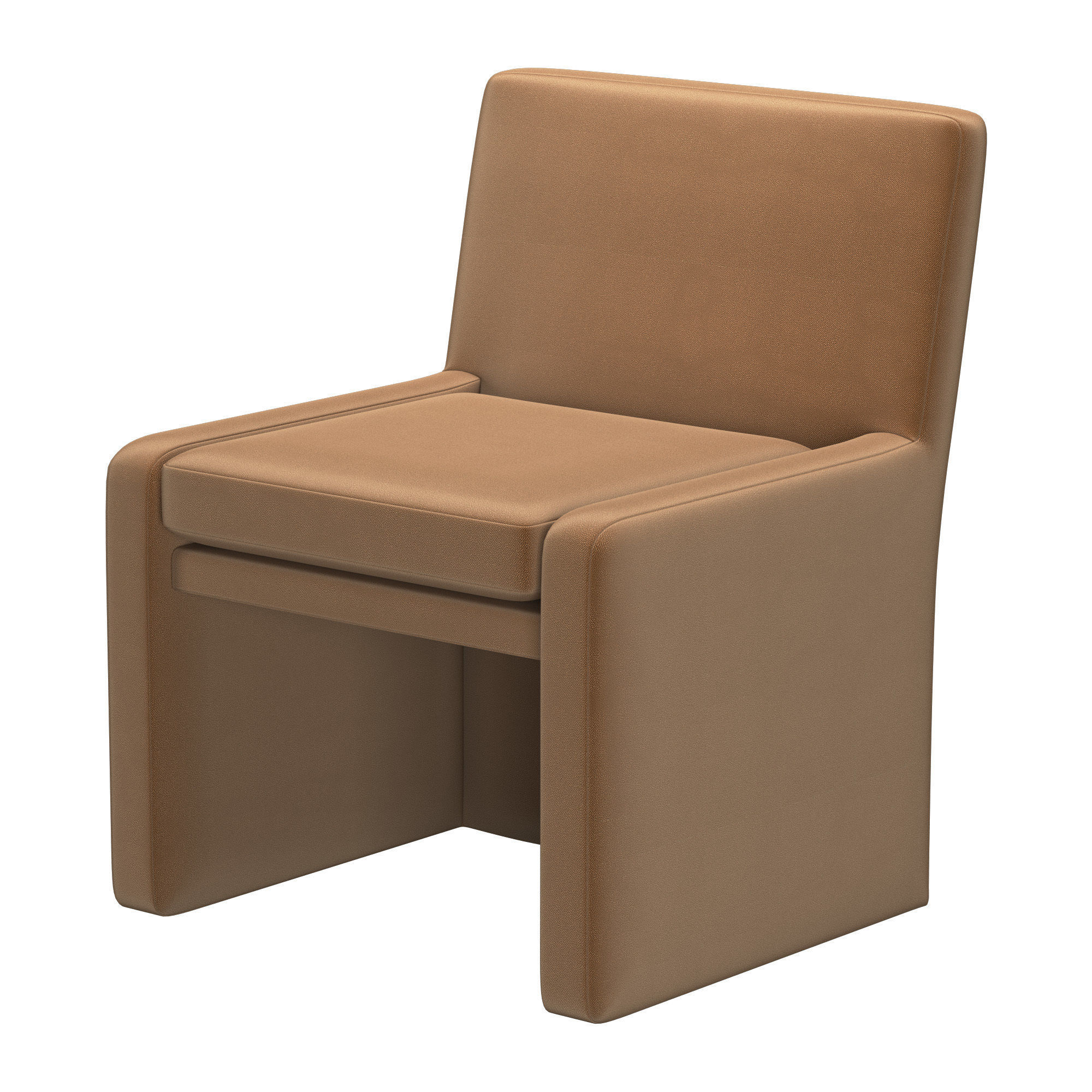 MATTIA TRACK FABRIC SIDE CHAIR 3D model_3