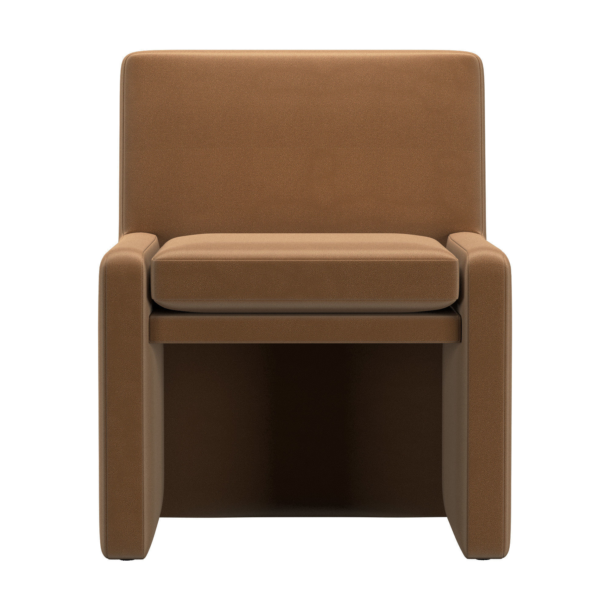 MATTIA TRACK FABRIC SIDE CHAIR 3D model_2