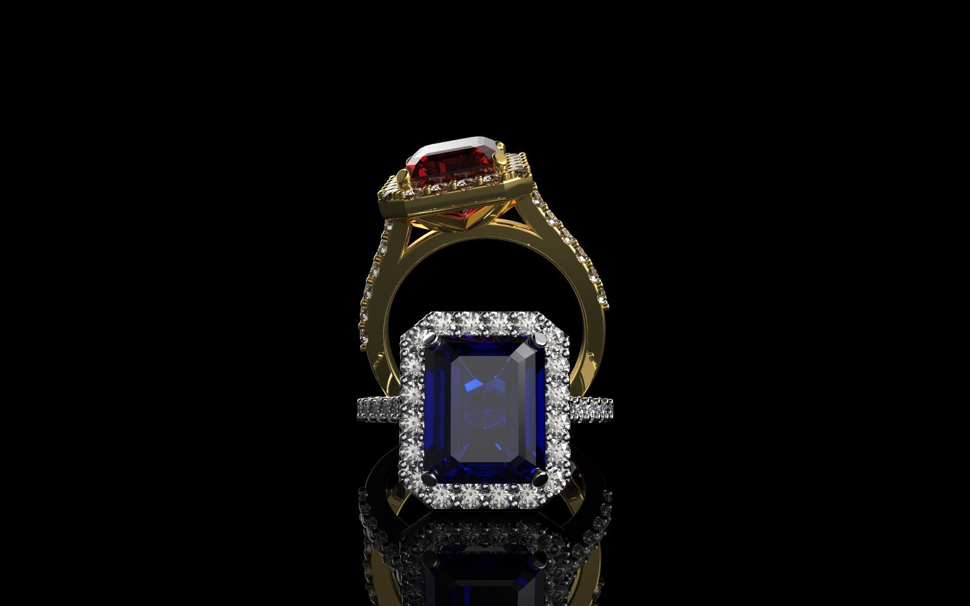 Gold N908 3D print model_2