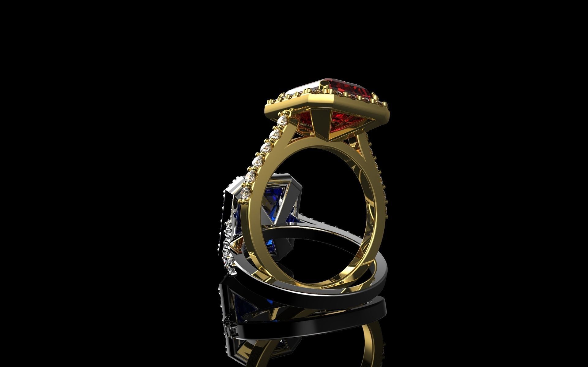 Gold N908 3D print model_7