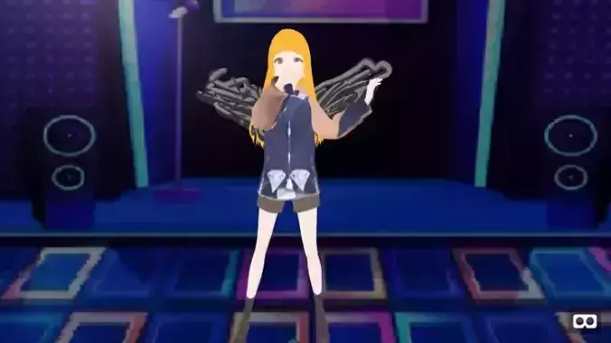 mmd angel girl fashion 