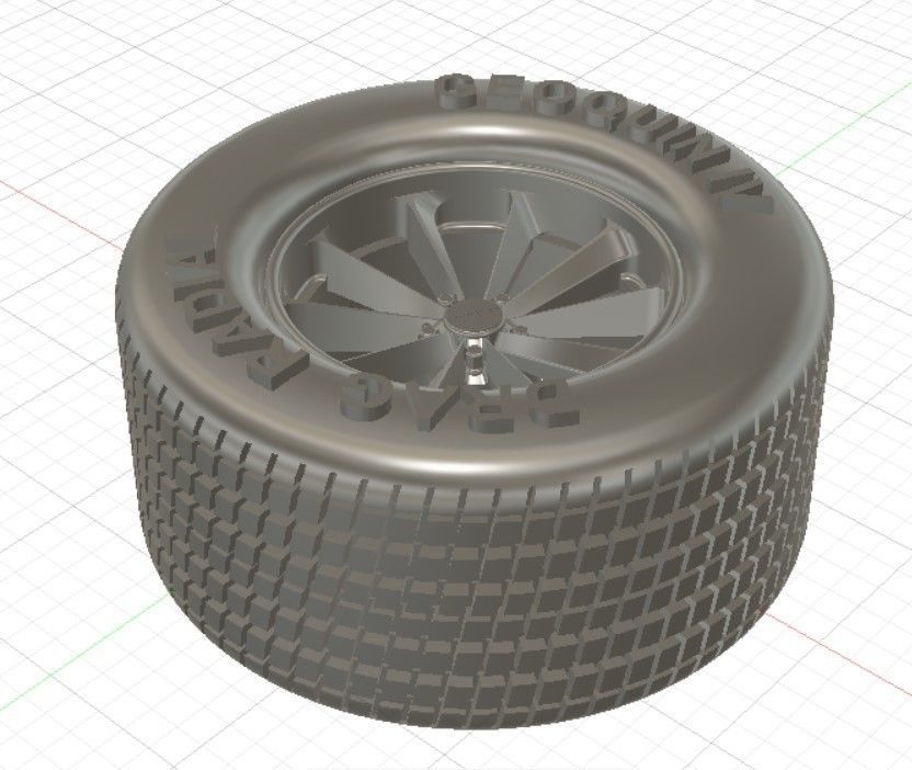 TSW Aileron Wheels with Tires and Brakes for 3D Print 3D print model_12
