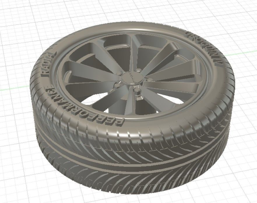 TSW Aileron Wheels with Tires and Brakes for 3D Print 3D print model_5