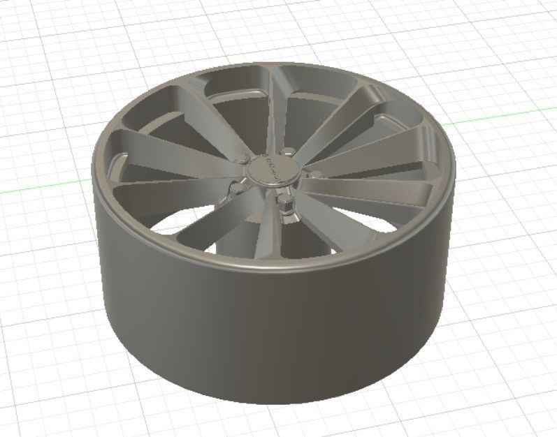 TSW Aileron Wheels with Tires and Brakes for 3D Print 3D print model_6