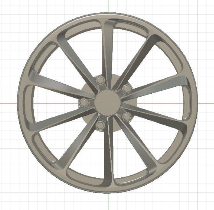 TSW Aileron Wheels with Tires and Brakes for 3D Print 3D print model_3