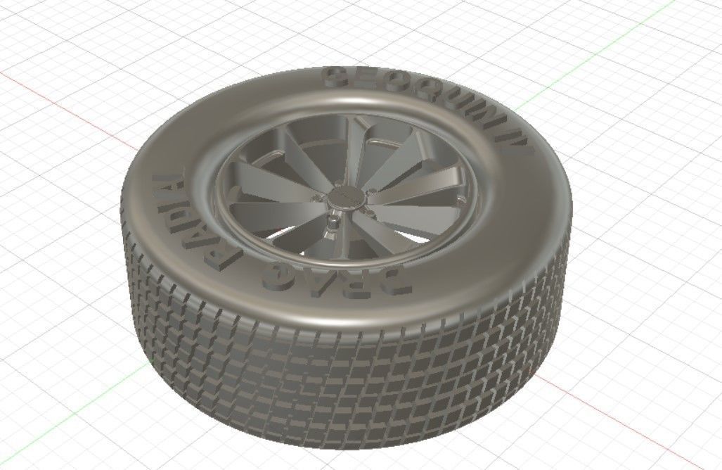 TSW Aileron Wheels with Tires and Brakes for 3D Print 3D print model_10