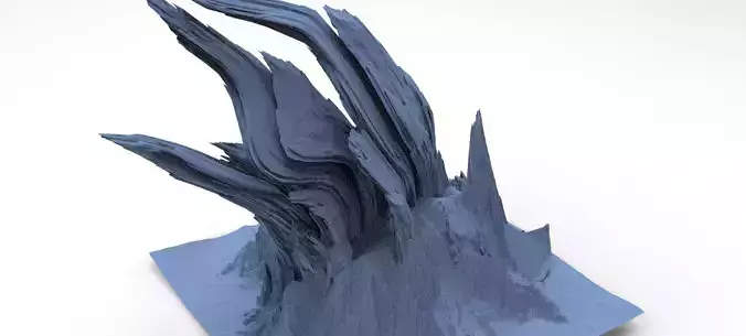 Dragon Clawed Spiked mountain Spikes 3D model
