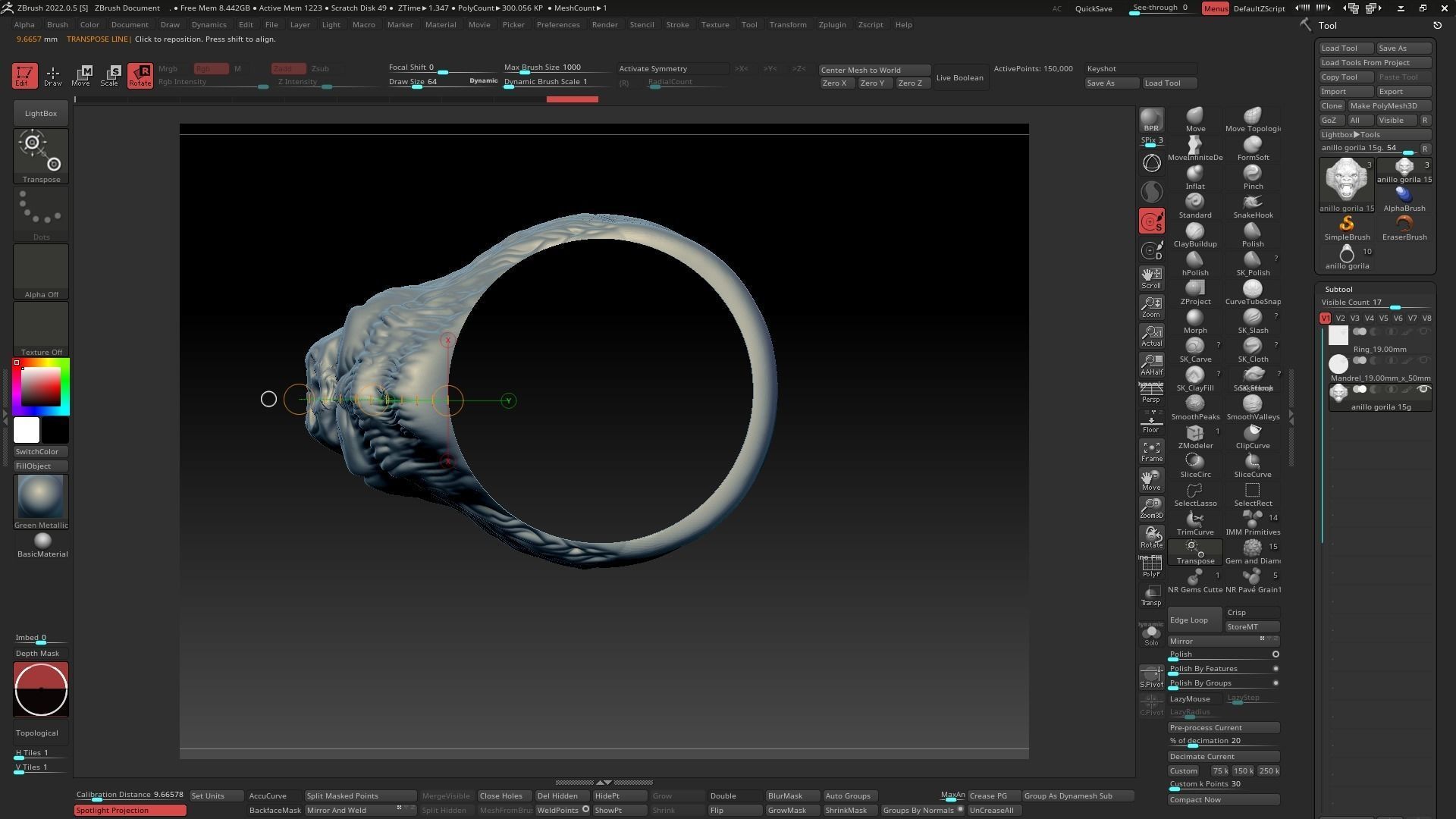 Gorilla Ring  Free 3D model_8