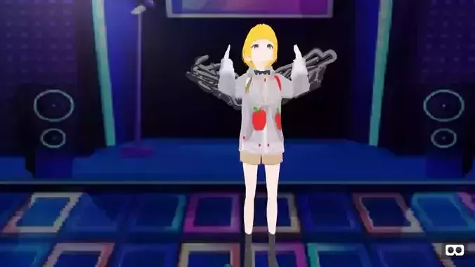 mmd angel girl fashion 