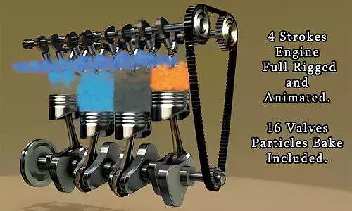 Four Strokes Engine