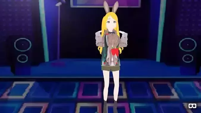 mmd bunny girl hogar summer fashion 