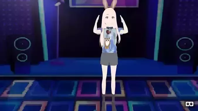 mmd bunny girl invierno fashion 