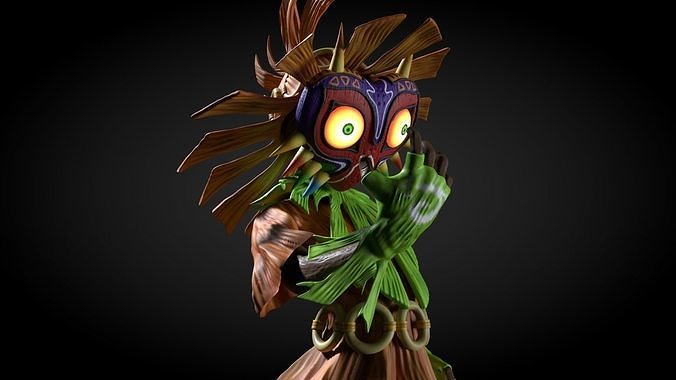 Majoras mask zelda 3D print model