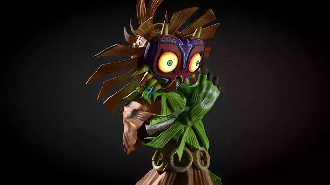 Majoras mask zelda 3D print model