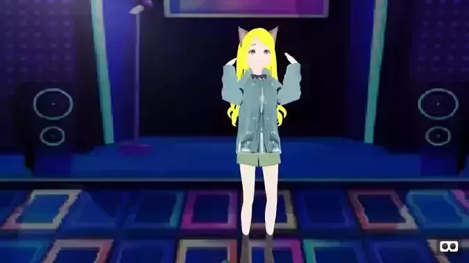 mmd cat girl hogar spring fashion 