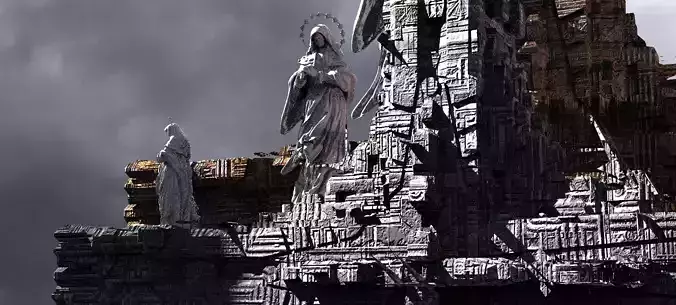 Dantes Inferno Heavens Cross Kit bash 1