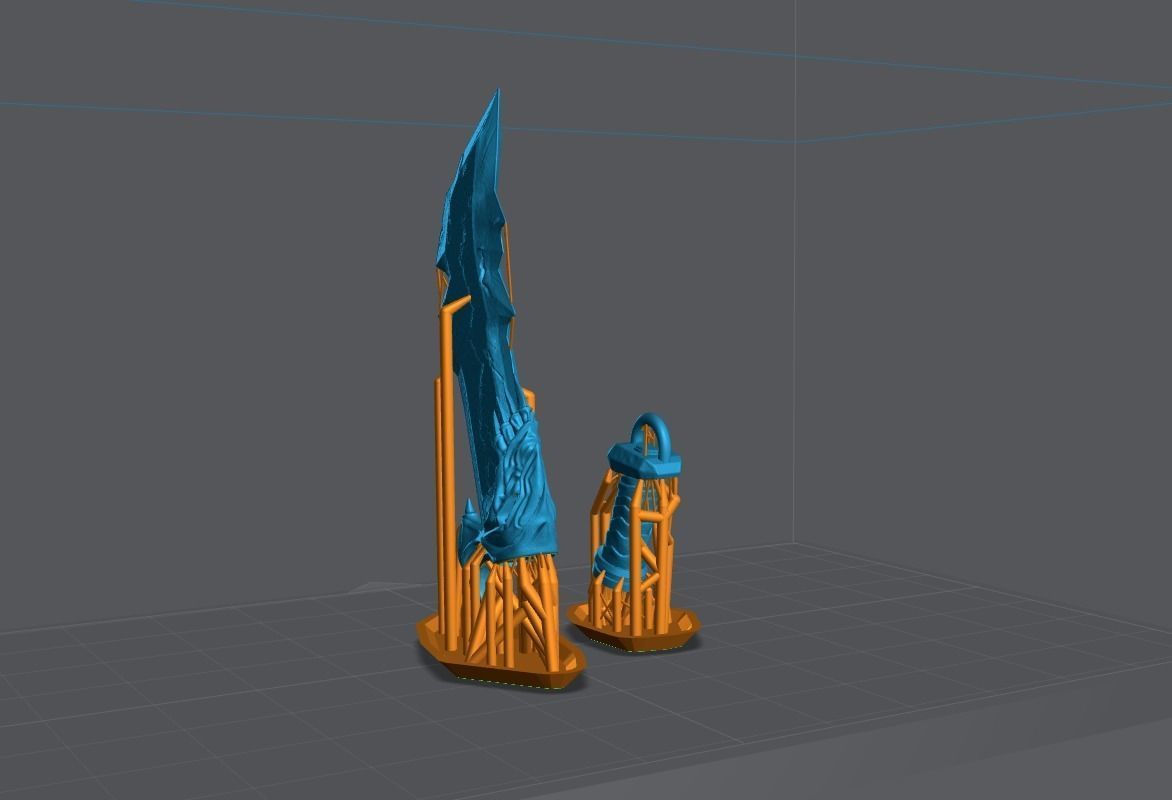 KRATOS BLADES OF CHAOS - GOD OF WAR PROP 3D print model_11