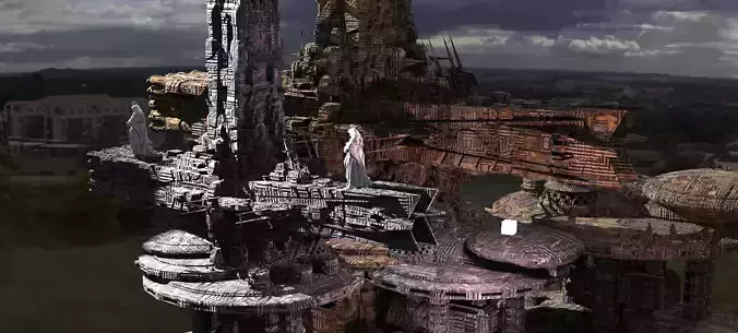 Dantes Inferno Heavens Cross city Kit bash 1