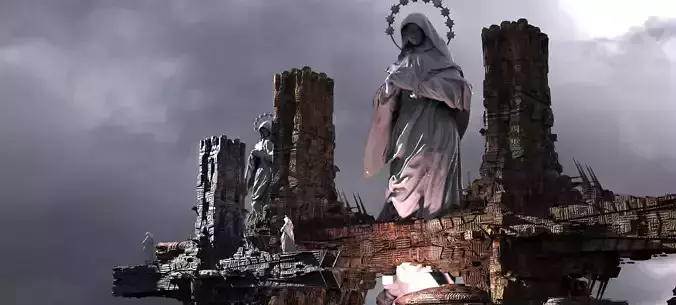 Dantes Inferno Heavens Cross Halls Kit bash 1