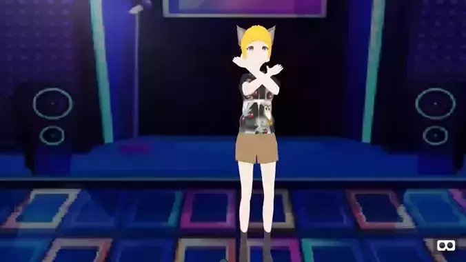 mmd cat girl invierno fashion 