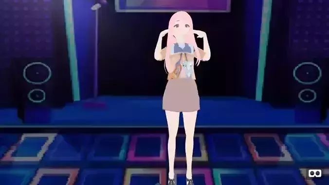 mmd cool girl hogar fashion  3D model