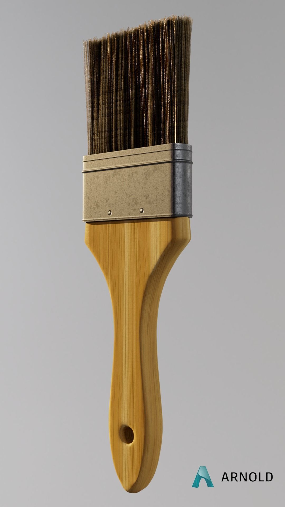 Paint Brush 3D model_1