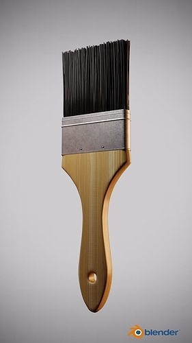Paint Brush 3D model